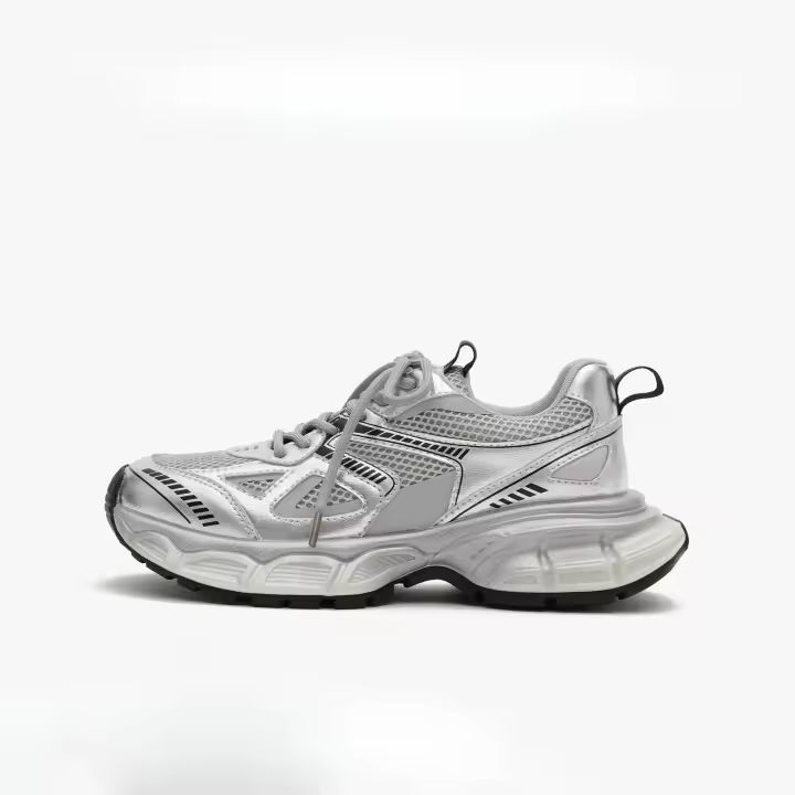 Nueva plataforma plateada zapatos deportivos para mujer zapatos casuales para correr - 1