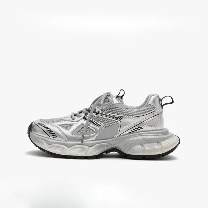 Nueva plataforma plateada zapatos deportivos para mujer zapatos casuales para correr - 1