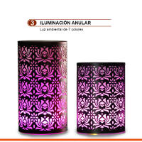 Humidificador de aire ultrasónico de 100ML con difusor de aceite esencial y luz LED de 7 colores tubo largo de cobre rojo loto protección contra sobrecalentamiento - details 13