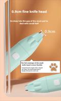Recortadora de pelo para perros, impermeable, recargable, eléctrica, afeitadora para mascotas, suministros para el cuidado de mascotas, afeitadora de pelo - details 5