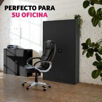Armario Archivador, Cierre De Seguridad, 4 Alturas, Cajones Ajustables, Mueble Oficina, Acero, Puertas Reforzadas, Limpieza Sencilla, Candado De Seguridad - 140x40x90cm Gris - details 16