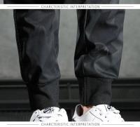 Camouflage Men Spring and Autumn Thin New Slim-fit Korean Version Elastic Waist Fashion Trend Bunched Feet Cargo Pants - details 24