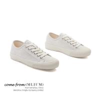 Zapatos de lona con almohadilla de piel de cerdo, zapatos individuales casuales de fondo plano para mujer, zapatos pequeños blancos versátiles - details 7