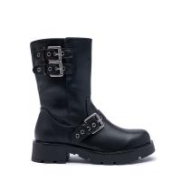 Botas largas de invierno con forro térmico antideslizante para mujer diseño elegante y resistente al frío tacón grueso - details 0