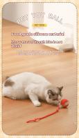 Juguete Interactivo Para Gatos Bola Eléctrica Automática Recargable Por USB Divertido Para Mascotas De Gato Telescopio Inteligente - details 5