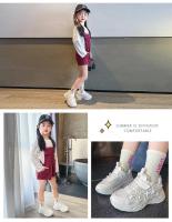 Zapatos informales para niños y niñas, zapatillas deportivas clásicas con estrellas, transpirables, de PU + Goma, antideslizantes y suaves - details 17