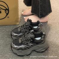 Zapatos versátiles para mujer 5 nuevas zapatillas ligeras para papá con aumento de altura - details 3