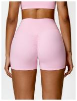 pantalones cortos deportivos de secado rápido para mujer, pantalones cortos de entrenamiento suaves para ciclismo, pantalones cortos de yoga de cintura alta para correr - details 17