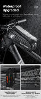 WEST BIKING-bolsa impermeable para bicicleta, bolsa para tubo frontal, soporte para teléfono móvil con pantalla táctil, accesorios para ciclismo de montaña y carretera - details 11