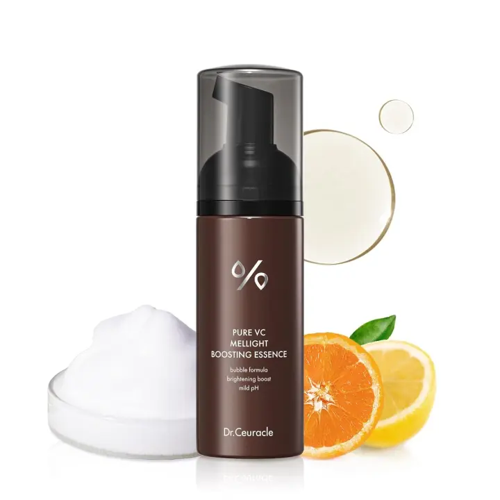 Dr.Ceuracle de leegeehaam Pure Mellight Boosting Essence (145 ml / 4,90 fl. oz.) - Ampolla de burbujas, complejo de vitamina C al 21,2%, - 1