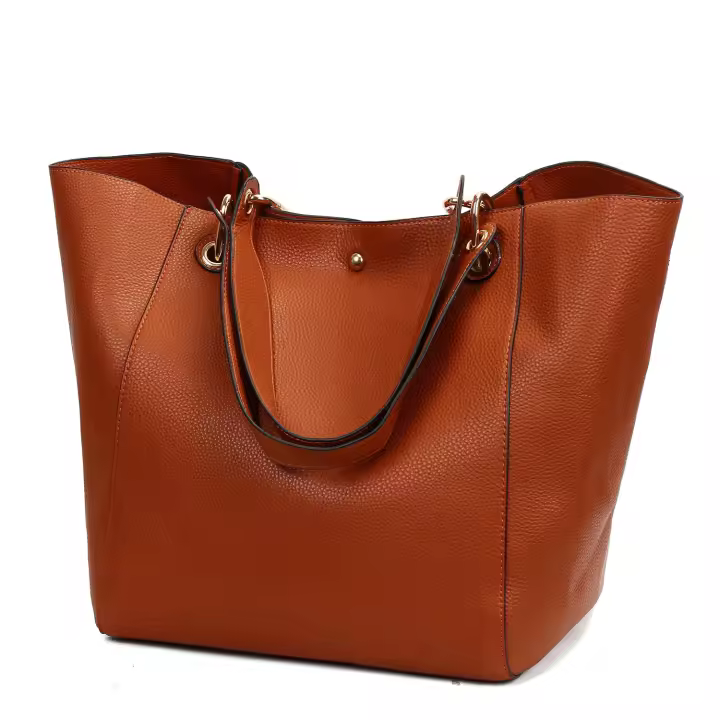 Bolsos grandes de mujer de cuero PU, bolsos crossbody, bolsos de compras, moda femenina, vintage simple, bolsos de hombro, para todos los días - 1