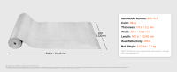 SucceBuy Rollo de aislamiento reflectante doble, barrera radiante con núcleo de espuma, 3,2 mm 48 pulgadas x 50 pies, lámina de aluminio de doble cara, protector reflectante de calor de espuma EPE, rollo de aislamiento térmico para ventana, techo de RV - details 6