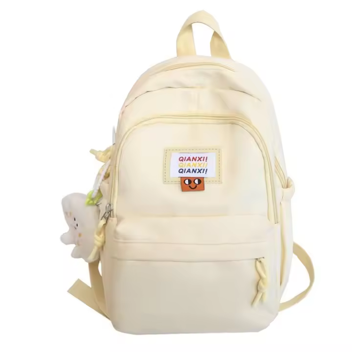 Mochila Escolar Japonesa Material de Nylon para Forro y Exterior Estudiantes Universitarios, Viajes, Estilo Fresco y Dulce - 1