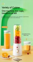 Mini Extractor de jugo de frutas eléctrico portátil inalámbrico, exprimidores multiusos, uso doméstico, 2 en 1 - details 0