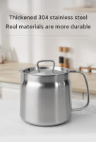 Walfos-olla de filtro de aceite de acero inoxidable, cesta para freír con filtro de aceite de gran capacidad con recipiente de aceite con filtro multifuncional de malla fina - details 1