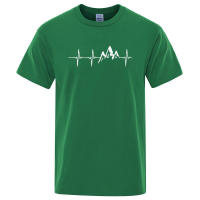 Camiseta de verano para hombre con electrocardiograma estilo urbano manga corta moda Haruku - details 10