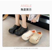 Nuevas zapatillas de verano para hombre y Chef de una palabra de Color sólido, zapatos quirúrgicos Nu para mujer, zuecos - details 13