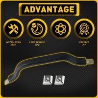 2 uds tirador de correa de manija de puerta Interior de coche para Jeep CJ5 CJ7 CJ8 Wrangler YJ 1987-1995 55009801 KS - details 6