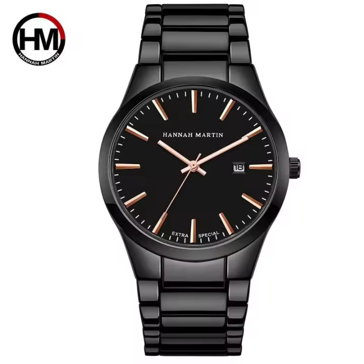 Moda de lujo premium para hombres Reloj Estilo de negocios Movimiento de calendario Correa de acero inoxidable Reloj de pulsera de cuarzo deportivo impermeable al aire libre - 1