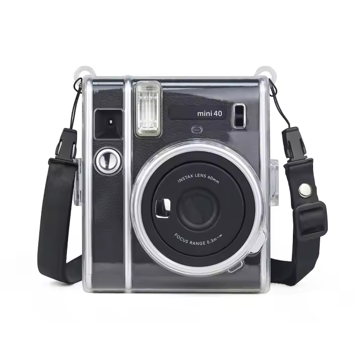 Funda Protectora de Cristal con Correa para FUJIFILM Instax mini 40 - 1