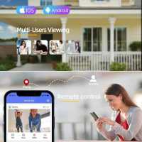 Tuya WIFI IP CamaraOne-Touch llamada Monitor de bebé 5MP WiFi inteligente cámara PTZ seguimiento automático 10X Zoom cámaras de vigilancia CCTV - details 9