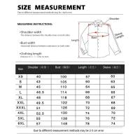 Camisa holgada a rayas a la moda para hombre, camisa informal transpirable con botones de solapa, camisa de manga larga, Top de tela suave y cómoda - details 2