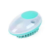 Dispensador de champú para gatos, cepillo de baño para acicalamiento de mascotas, cepillo desenredante para amigos, familiares y vecinos, regalo - details 5