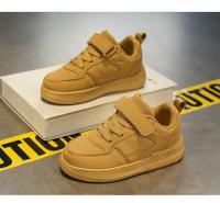 Zapatillas Blancas Nuevas 2025 Zapatos Deportivos para Niños Pequeños Estilo Universitario Velcro - details 4
