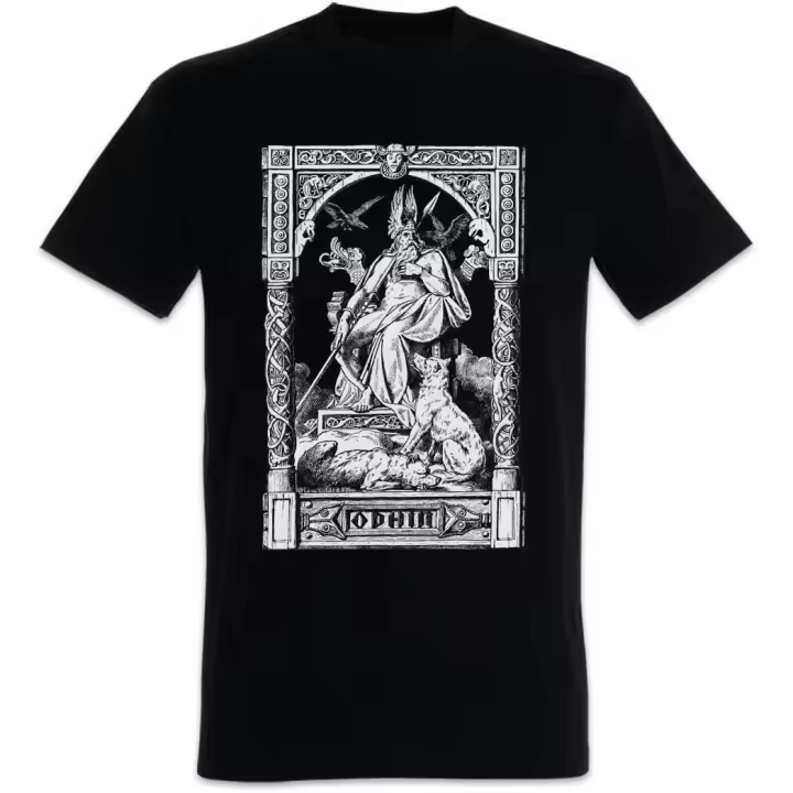 Camiseta Vikinga Odhin para Hombres Moda en Camisetas de Hombre - 1