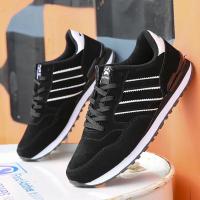 Zapatillas Deportivas Transpirables para Hombre Zapatos Planos Informales de Cuero para Caminar - details 1