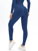 Mallas de Yoga sin costuras para mujer, pantalones deportivos de cintura alta, Leggings de gimnasio, pantalones de entrenamiento de realce, Leggings para correr y Fitness - details 1