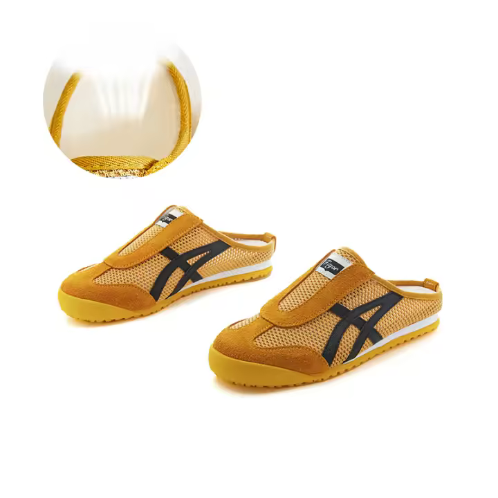 Bolsa de cuero cabeza zapatillas nuevo fondo plano transpirable deportes medio arrastre de las mujeres casual versátil retro sandalias - 1