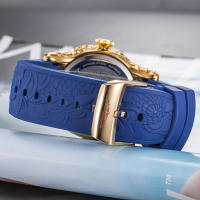 Invicta-reloj con correa de acero para hombre, cronógrafo de silicona, esfera grande - details 5