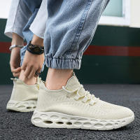 Zapatillas de correr a la moda para hombre, deportivas atléticas, transpirables, cómodas, ligeras, informales, antideslizantes, para gimnasio, entrenamiento, uso diario - details 1