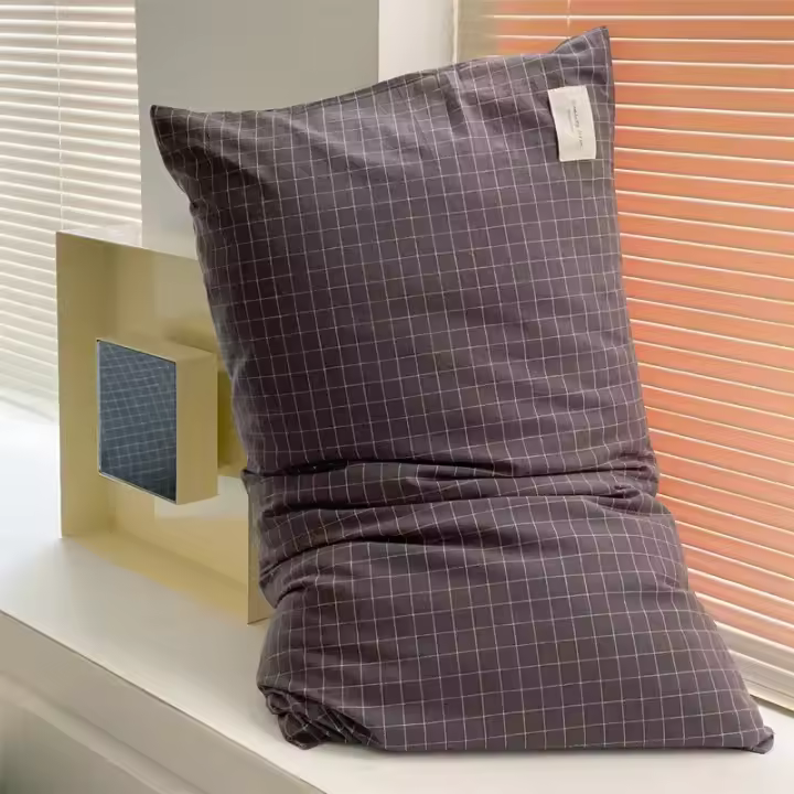 Funda de Almohada de Algodón Latitudinal Suave Tamaño 48cmx74cm Ideal para Decoración de Dormitorio - 1
