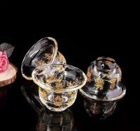 Suministros budistas, taza de cristal, cuenco de agua bendita, pies altos, cuencos auspiciosos, copa, santuario y adoración, estatua de Buda de 8cm - details 3
