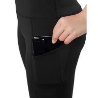 Shorts de Yoga Deportivos de Cintura Alta Uowu Para Mujeres Sin Costuras, Bolsillos Laterales, Entrenamiento, Correr, Gimnasio - details 4