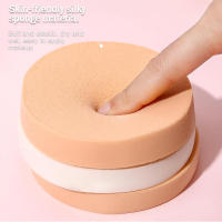 Esponja de maquillaje para cara, esponja redonda, herramienta de belleza suave portátil, accesorios cosméticos de uso seco y húmedo, 6/2 Uds. - details 3