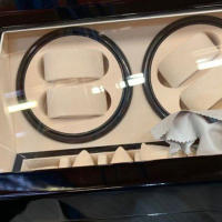 Estuche de exhibición de almacenamiento de bobinadora de reloj, rotación automática, caja organizadora de regalo, ligero, duradero, 4 + 6, nuevo - details 6