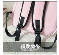Mochila de color sólido Nueva mochila escolar al por mayor para estudiantes Mochila de ciclismo impermeable, portátil, deportiva y de gran capacidad para exteriores - details 4