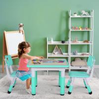 Grupo Infantil Ajustable en Altura 2 Sillas Muebles de Plástico para Niños - details 10