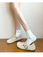 Zapatos todo incluido con plataforma de cuero, nueva versión coreana de versátiles zapatos individuales con aumento de altura interior de un pedal - details 12