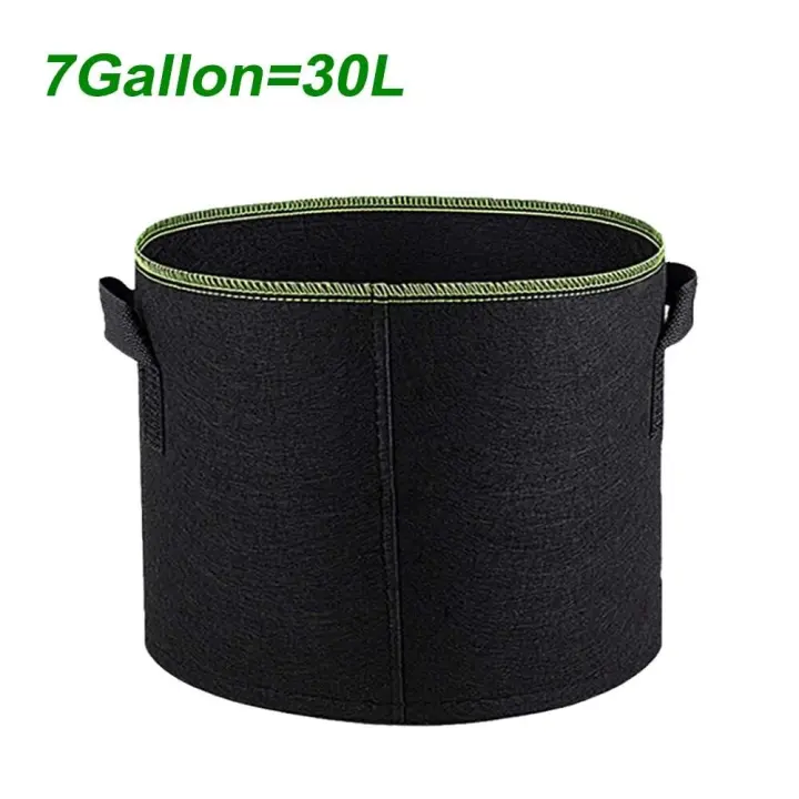 Bolsa de 30L galones, bolsa de fieltro con asa, cultivo de tela transpirable para flores y plantas ETA - 1