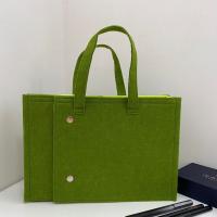 Bolsa de almacenamiento de fieltro de poliéster con botón a presión, divisor, bolsos de libros plegables portátiles, maletín de viaje reutilizable de gran capacidad - details 9