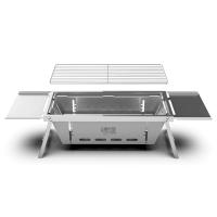 Parrilla Plegable Portátil de Acero Inoxidable Montaje Desmontable para Acampar y Picnic al Aire Libre Utensilios de Barbacoa para el Hogar - details 3