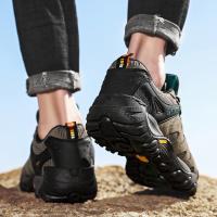 Zapatos de Senderismo para Hombres HikeUp Zapatillas Tácticas de Cuero de Ante - details 22