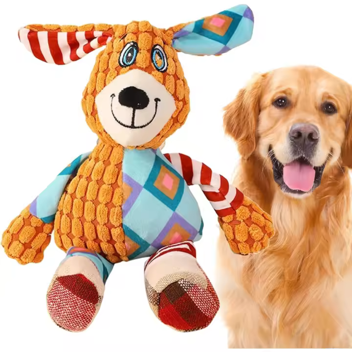 Juguete de Peluche para Perros Interactivo con Sonido Adecuado para Medianos y Grandes Perros - 1