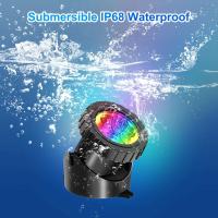 2/3/8/10 luces LED impermeables IP68 fuente subacuática estanque foco de paisaje para jardín aplicación remota Control - details 19