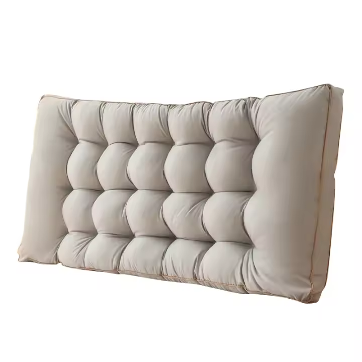 Cojín de Cabeza Grande para Sofá de Tela de Poliéster / Algodón Diseño de Lumbar Ideal para Lectura y TV Decoración del Hogar - 1