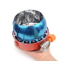 Estufa Portátil de Acero Inoxidable A Prueba de Viento para Exteriores Estufa de Gas para Acampar - details 3